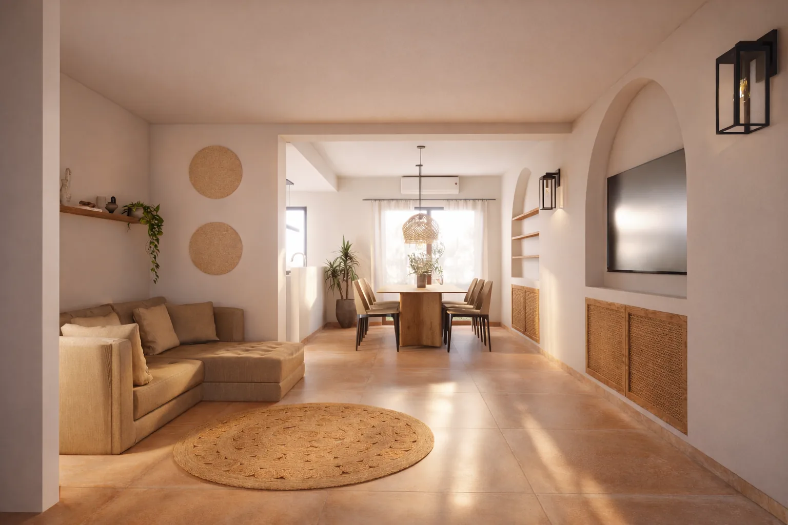 Proposta de transformação de sala e zona de refeições Dmodular